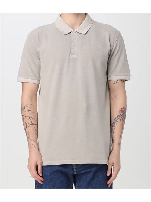 Polo Mackinack tinta in capo in piqué di cotone elasticizzato WOOLRICH | CFWOPO0065MRUT1483.1093